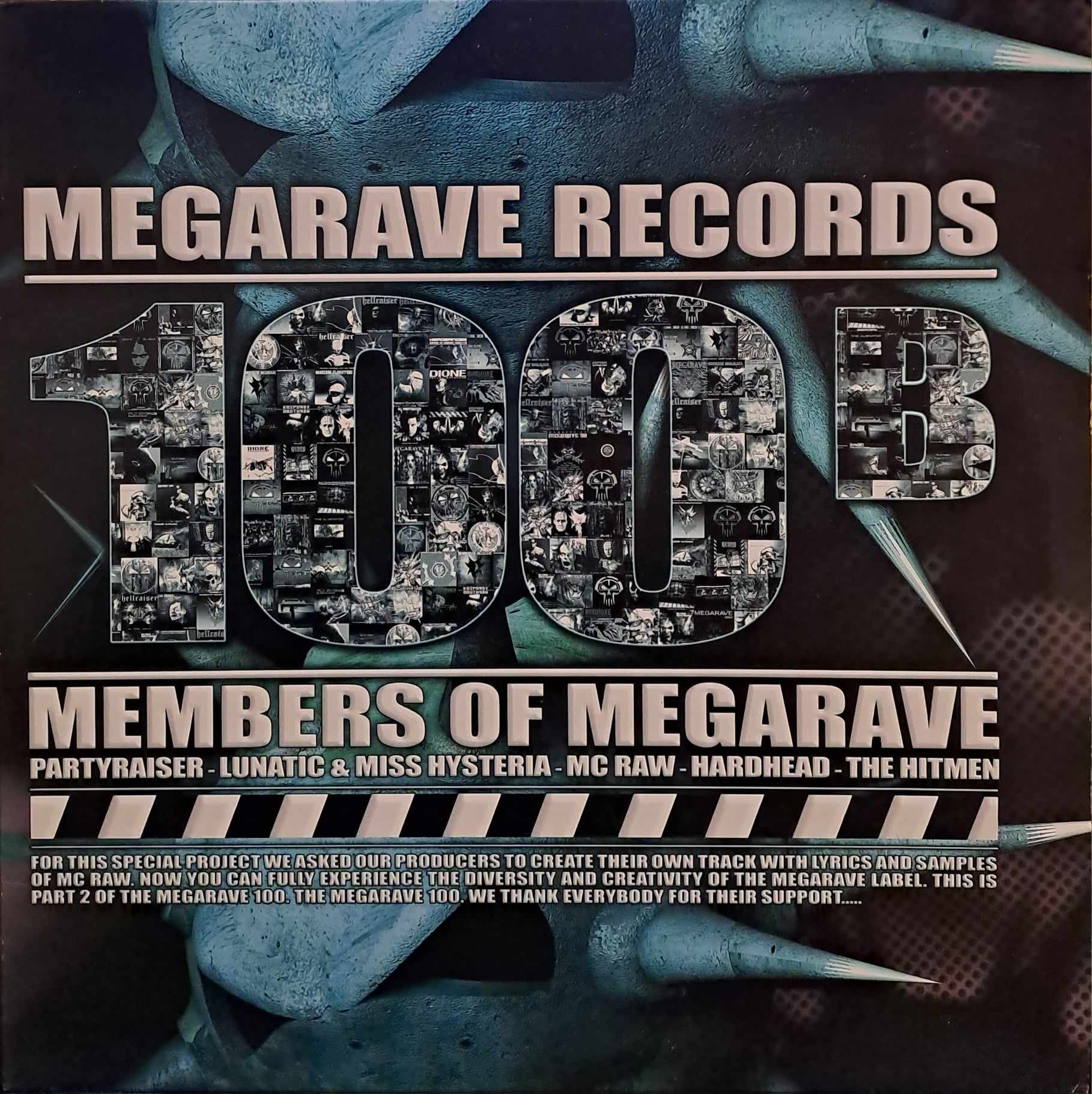 Megarave 100 B - vinyle gabber
